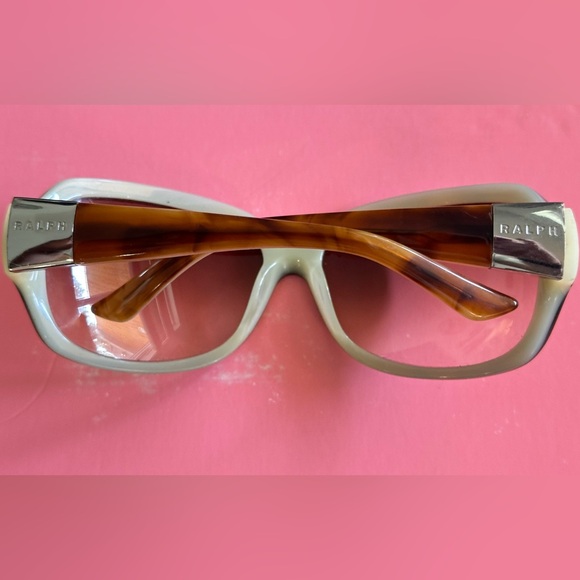 Ralph Lauren Brown and Cream Sunglasses - Picture 3 of 4